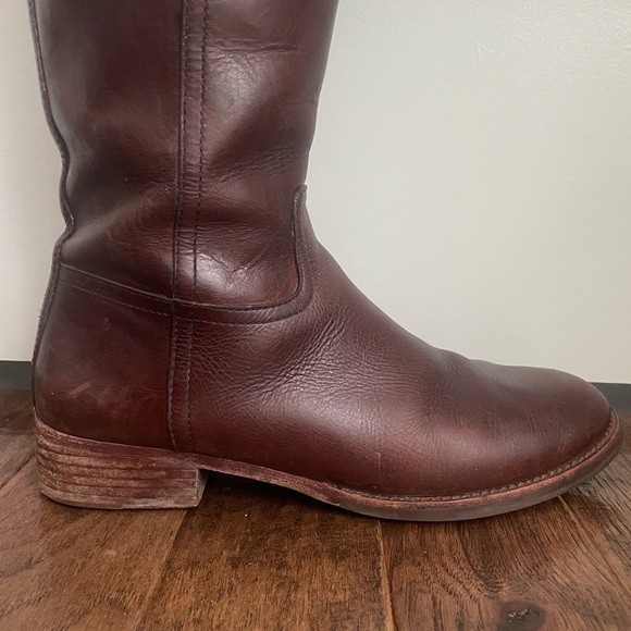 Tory Burch Kiernan Tall Brown Riding Boots Size 8 - Picture 13 of 13